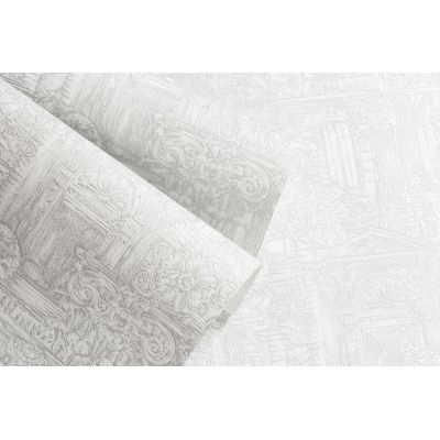 Обои Палитра Positano PL71487-14 виниловые на флизелине 1,06x10,05м, серый