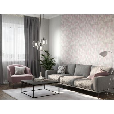 Обои Trend Color Eclecticum TC71447-45 виниловые на флизелине 1,06х10,05м, розовый