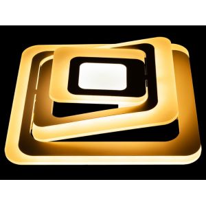 Светильник светодиодный управляемый Estares Triplex Square S 124W(10788lm) 2K-4K-6K 600х600х150мм,пульт ДУ