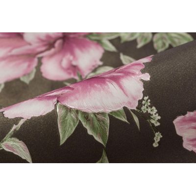 Обои Home Color Pion HC71519-45 виниловые на флизелине 1,06х10,05м черный