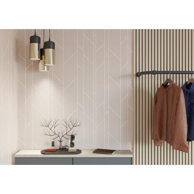 Обои Trend Color Fine Line ТС71526-24 виниловые на флизелине 1,06х10,05м бежевый