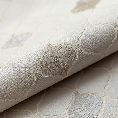 Обои KERAMA MARAZZI Арабески КМ5201 виниловые на флизелине 1,06х10,05м, мотив, бежевый светлый
