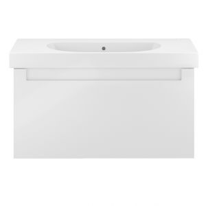 Тумба Kerama Marazzi Buongiorno/Бонджорно Plus BGP.100.1+1\WHT, белый+дуб кантри, подвесная, без раковины