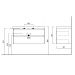 Тумба Kerama Marazzi Cubo/Кубо CU.100\WHT, белая, подвесная 2 ящика, без раковины