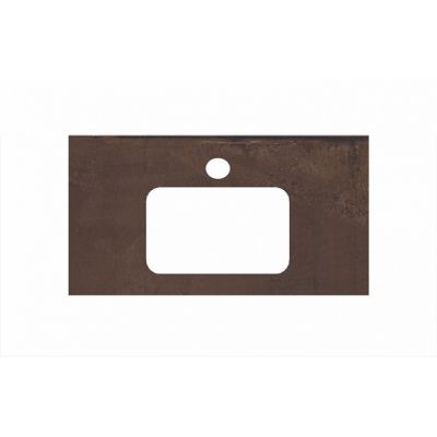 Столешница Kerama Marazzi Plaza/Плаза PL2.DD571300R\80 из плитки д/ раковин встрамваемых сверху Про Феррум коричн. 48х80