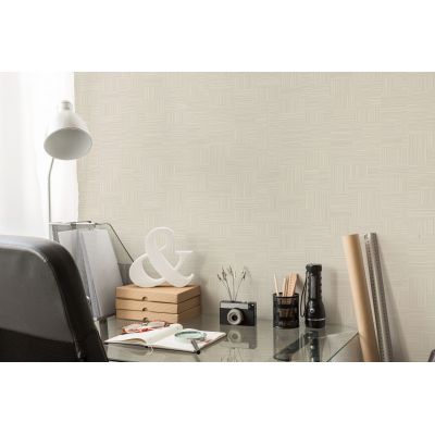 Обои Ornamy Stich 8019-01 виниловые на флизелине 1,06х10,05м бежевый