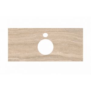 Столешница Kerama Marazzi Plaza/Плаза PL1.SG560400R\100 Риальто песочный, для накладных раковин (48х100см)
