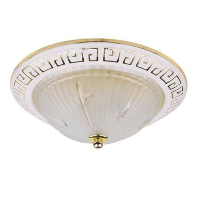 Светильник потолочный Lumin'Arte Oreon01 E27х2х60W металл/стекло, белый 280х280х100мм
