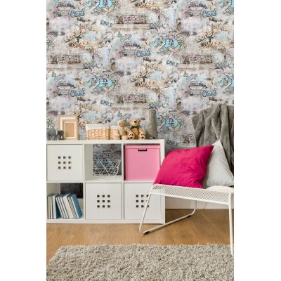 Обои Euro Decor Street Art 7096-11 виниловые ГТ на флизелиновой основе 1,06x10,05м многоцветный