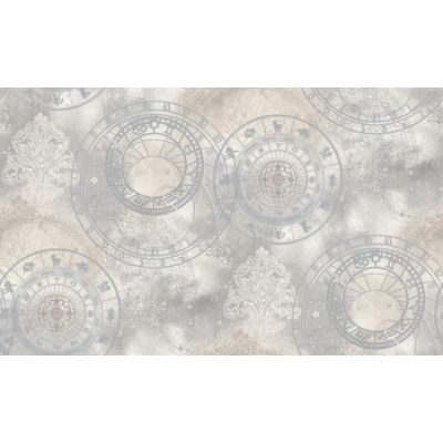 Обои Home Color Zodiac НС71450-14 виниловые на флизелине 1,06х10,05м серый