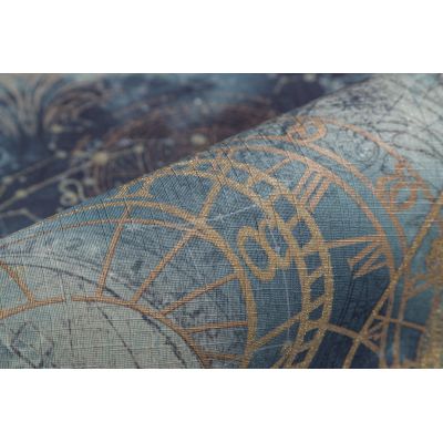 Обои Home Color Zodiac НC71450-66 виниловые на флизелине 1,06х10,05м, синий