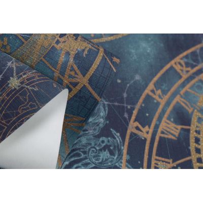 Обои Home Color Zodiac НC71450-66 виниловые на флизелине 1,06х10,05м, синий