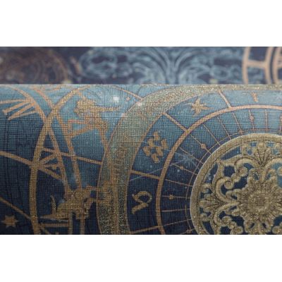 Обои Home Color Zodiac НC71450-66 виниловые на флизелине 1,06х10,05м, синий