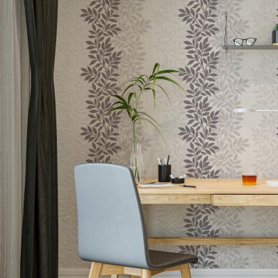 Обои Home Color Barbaris НС11029-14 виниловые на бумаге 0,53х10,05м серый