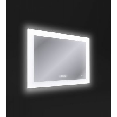 Зеркало Cersanit LED 060 Desing Pro 800х600 мм с подсветкой, антизапотевание, часы