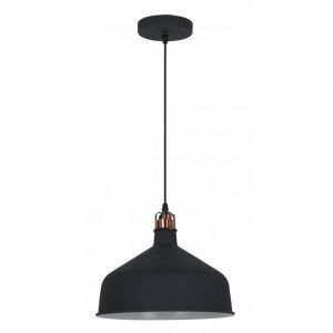 Светильник подвесной Camelion Amsterdam PL-425L C62 60Вт 230В черный/медь