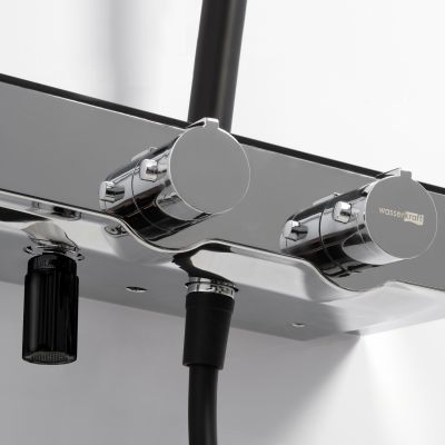 Душевой комплект WasserKraft Thermo A11401  с термостатическим смесителем