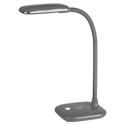 Светильник светодиодный настольный ЭРА NLED-450-5W-GY 5W, 3000К, 140х320х430мм, серый 1719