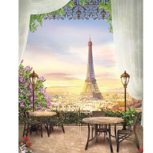 Фотообои Твоя Планета Французский пейзаж Люкс 8л 2,72x1,94м