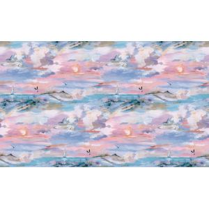 Обои VOG Collection 168360-07 виниловые на флизелине 1,06x10,05м голубой