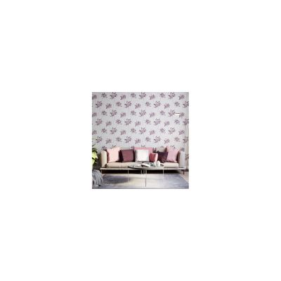 Обои Home Color Blomma НС71579-25 виниловые на флизелине 1,06x10,05м, бордовый