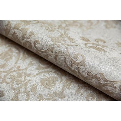 Обои KERAMA MARAZZI Флора КМ5404 виниловые на флизелине 1,06x10,05м, мотив, серо-бежевый