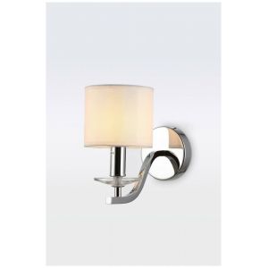 Бра Rivoli Maddalena А1 CR 3021-401 1хE14 40W Хром/прозрачный/молочный