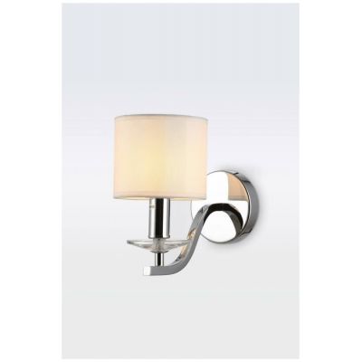 Бра Rivoli Maddalena А1 CR 3021-401 1хE14 40W Хром/прозрачный/молочный