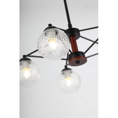 Люстра подвесная Rivoli Valery 5016-205 черный