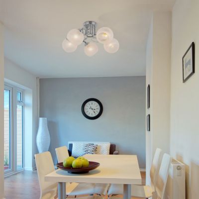 Люстра потолочная Rivoli Gino 9003-305 хром