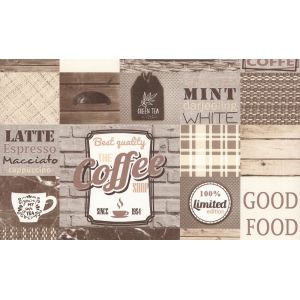Обои WallDecor Ланч 85002-28 виниловые на бумаге 0,53х10,05м, бежевый