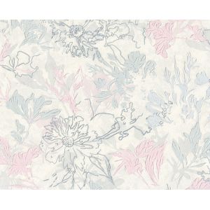 Обои Monte Solaro Cosmea 9080-00 виниловые на флизелине 1,06х10,05м белый