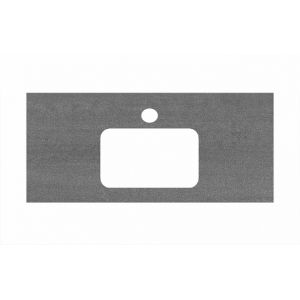 Столешница Kerama Marazzi Plaza/Плаза PL2.DD500600R\100 Про Дабл антрацит, для встраиваемых раковин (48х100см)