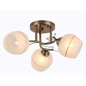 Люстра потолочная Rivoli Aureli 9001-303 P3 античная бронза Е27х3 40W