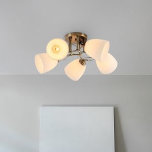 Люстра потолочная Rivoli Carlo 9005-305 P5 античная бронза Е27х5 40W