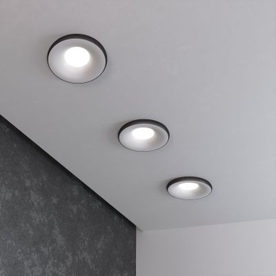 Светильник встраиваемый Elektrostandard 118 MR16 GU10 50W белый/черный