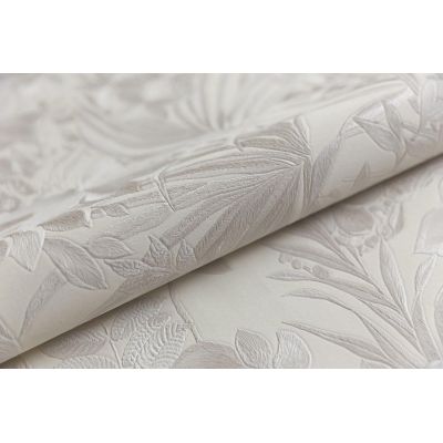 Обои KERAMA MARAZZI Джангл КМ5901 виниловые на флизелине 1,06х10,05м, мотив, бежевый светлый