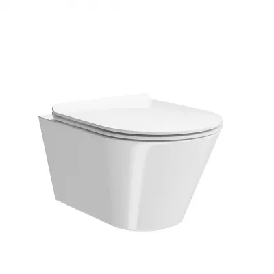 Сиденье для унитаза Kerama Marazzi Plaza Modern PLMR.seat.02\WHT, с микролифтом