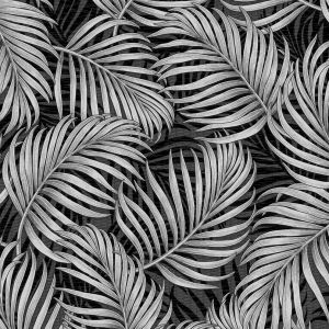 Обои FOX Папоротник 67219 виниловые на флизелине 1,06x10,05м серый