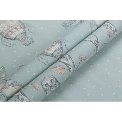 Обои Home Color Wonderful НС71534-17 виниловые на флизелине 1,06х10,05м, зеленый