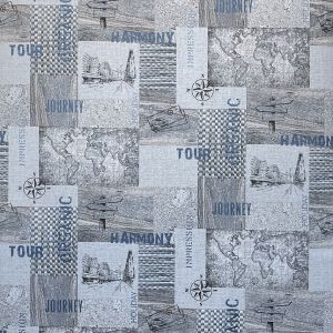Обои Solo Voyage 168414-17 виниловые на флизелине 1,06х10,05м, серый