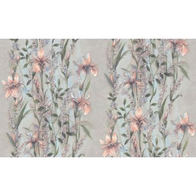 Обои Home Color Iris НС71714-14 виниловые на флизелине 1,06х10,05м, серый