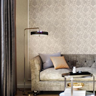 Обои Home Color Diamond НС71782-27 виниловые на флизелине 1,06х10,05м, бежевый с бирюзовый
