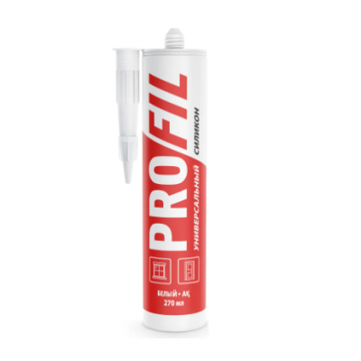 Герметик SOUDAL Profil силикон универсальный белый 270мл