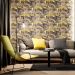 Обои Home Color НС71745-43 виниловые на флизелине 1,06х10,05м желтый