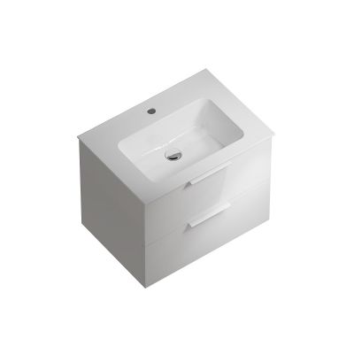 Тумба Kerama Marazzi Piano/Пиано PI.F.65\WHT подвесная белая 2 ящика 65см