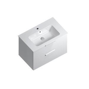 Тумба подвесная Kerama Marazzi Piana Forte/Пиано Форте PI.F.75\WHT белая 2 ящика 75см