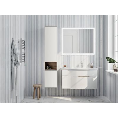 Тумба подвесная Kerama Marazzi RIVA RV.100Rh\WHT.M 100 см правая бел.мат.