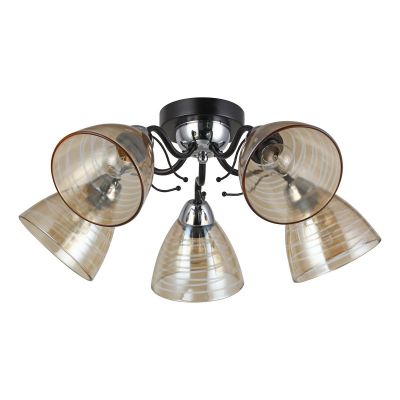 Люстра потолочная Rivoli Friederike 3089-305 черный/хром