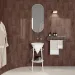 Металлическая структура Kerama Marazzi Cono/Коно CO.44\WHT.M, напольная белая матовый